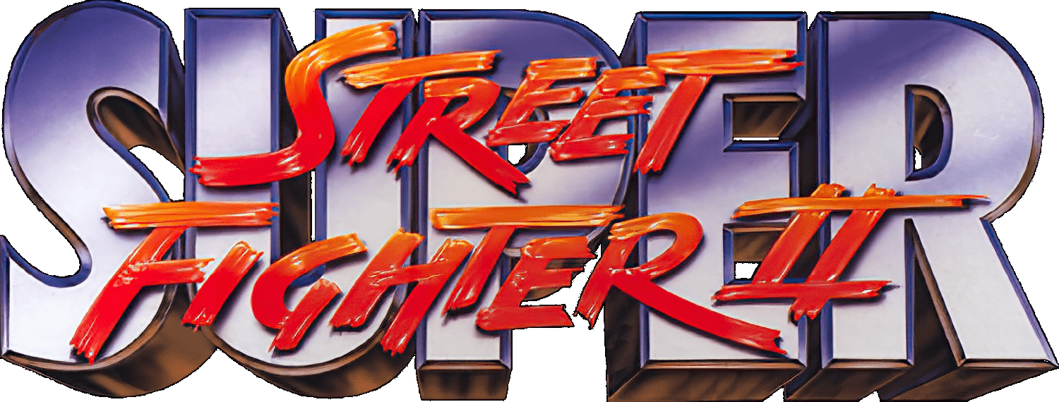 Super Street Fighter II logo for Super Famicom